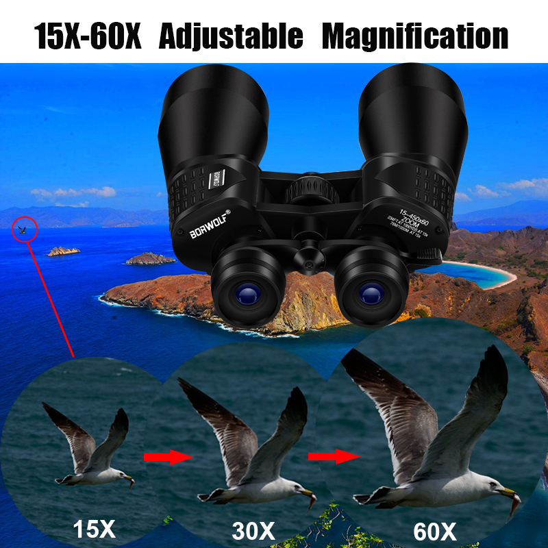 BORWOLF 15-450X60 Binoculars T - огляд і ціна Home Cinema Center