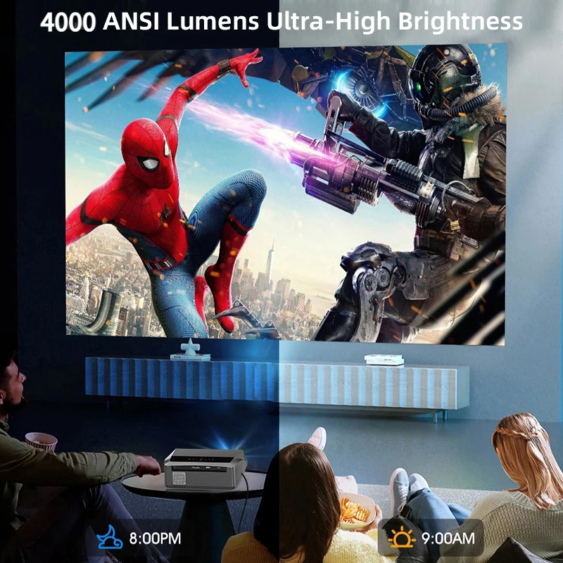 CAIWEI A10Q Projector 4K Full  - огляд і ціна Home Cinema Complet