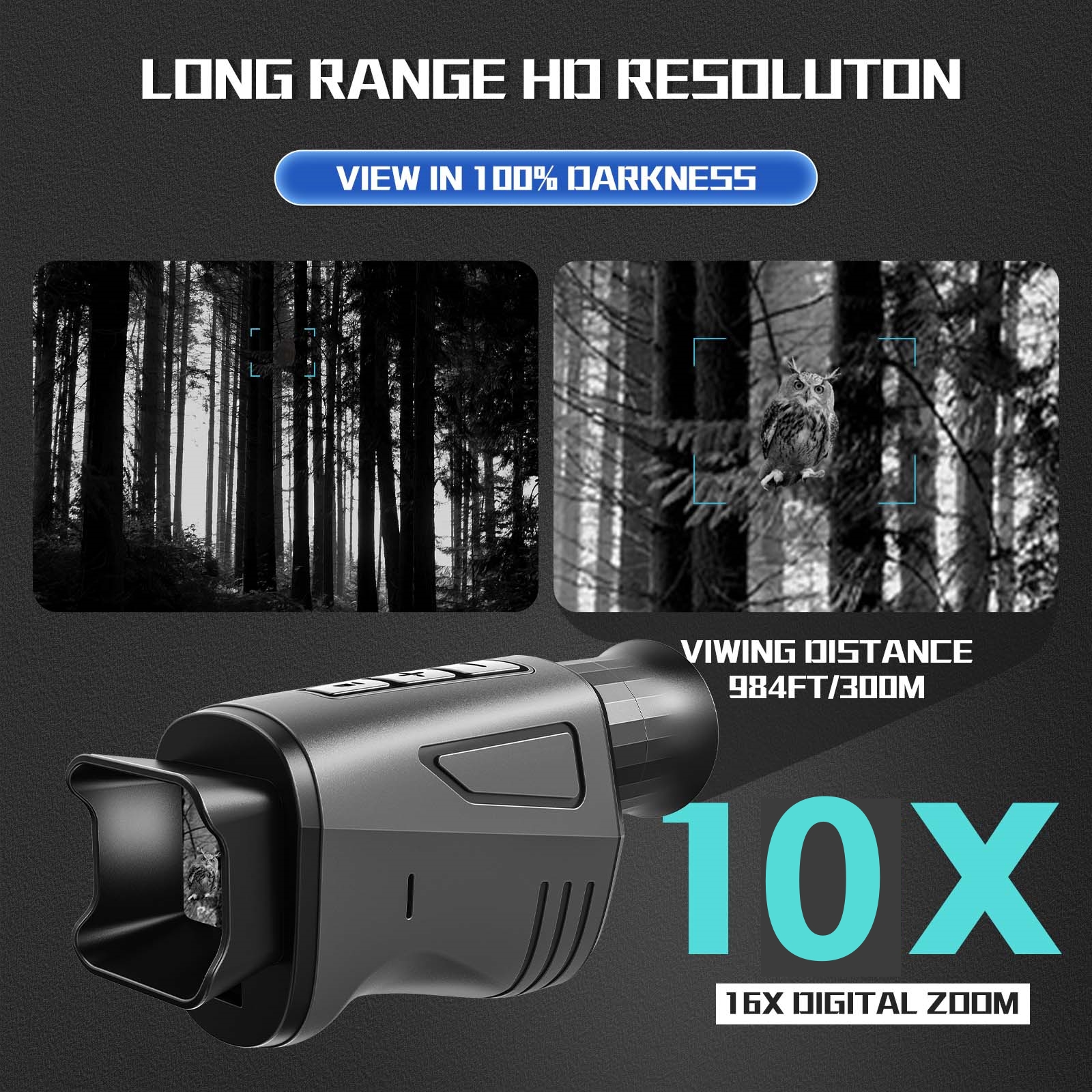 1080P HD Monocular Night Visio - огляд і ціна Home Cinema Center